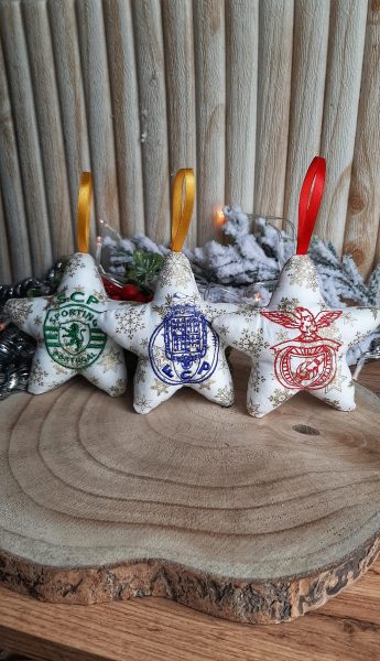 Estrelas Bordadas de Natal – Clubes de Futebol