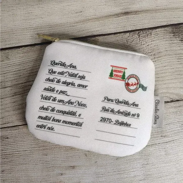 Porta-Moedas Postal de Natal Ana - Thumbnail Image 2