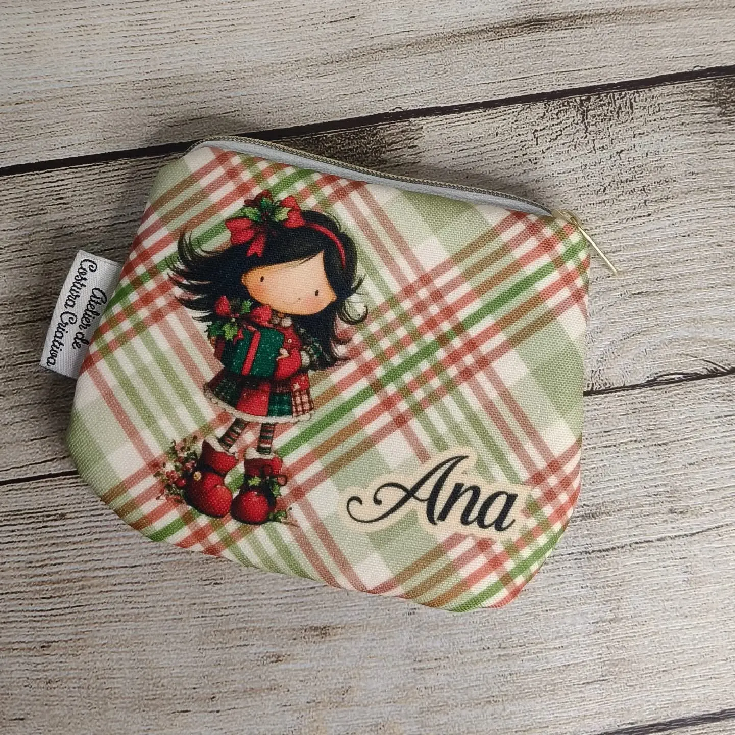 Porta-Moedas Postal de Natal Ana - Image 1