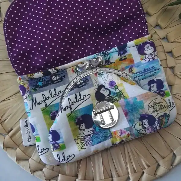 Carteira Siamesa Mafalda Artesanal - Thumbnail Image 3