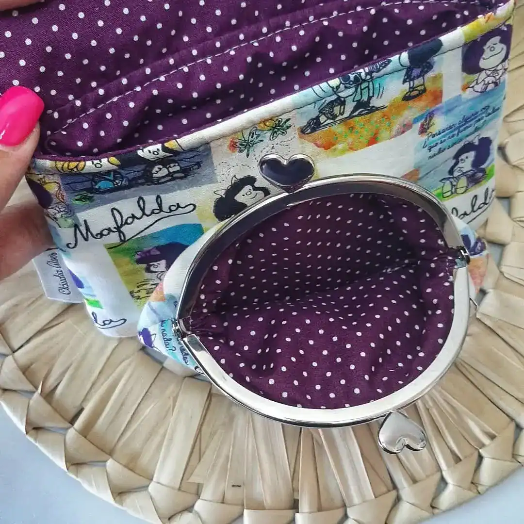Carteira Siamesa Mafalda Artesanal - Image 2